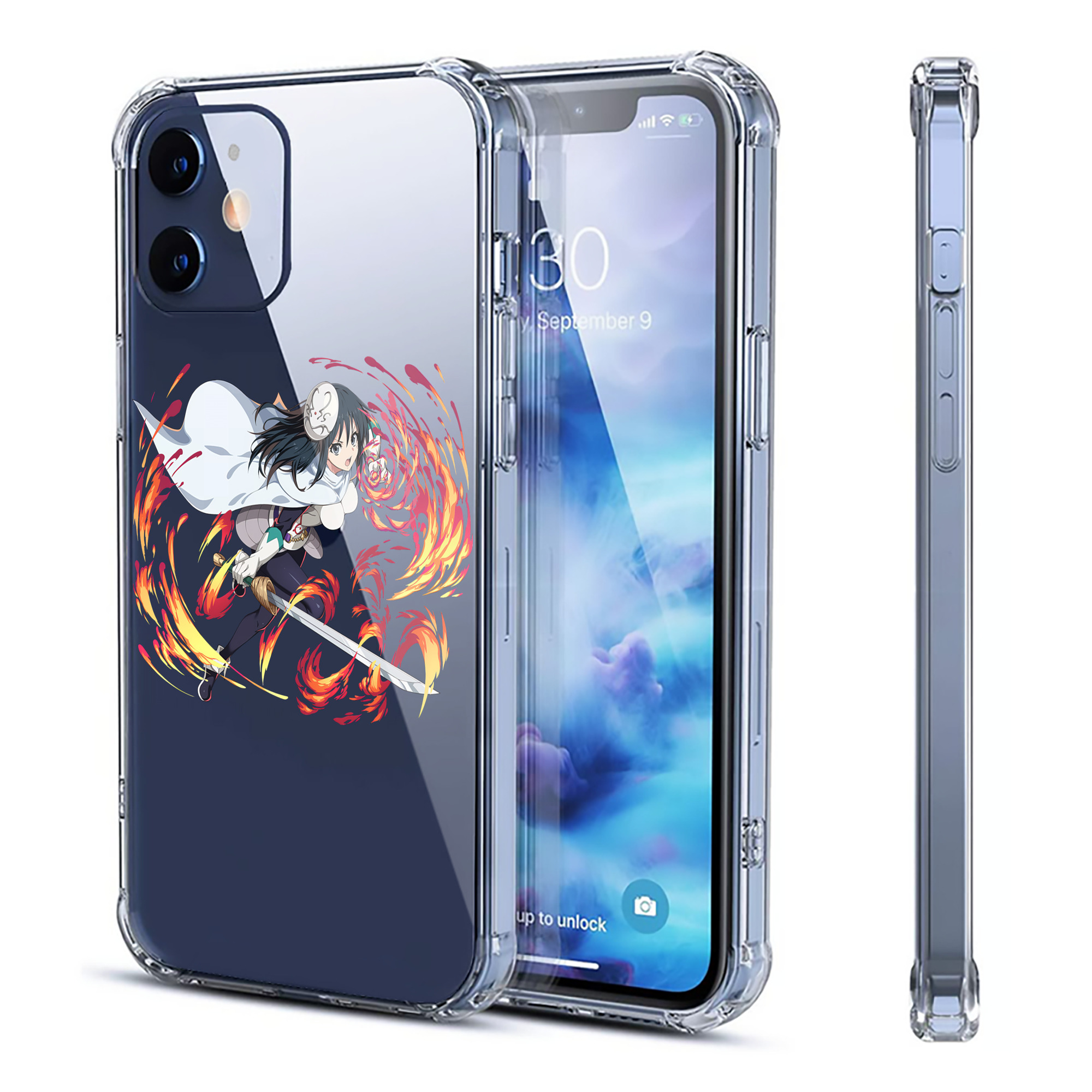 （画像用） 転スラ Regarding Reincarnated to Slime 【iPhone 12シリーズ対応】透明スマホケース（クリアソフトケース）